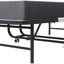 Lit pliant de 75 po x 46 po de large avec matelas en mousse à mémoire de forme de 5 po, tête de lit réglable, structure en métal robuste, convient à la chambre à coucher, mousse de 46 po spacieuse, cadre de 75 po pour personnes de grande taille, silencieux et stable
