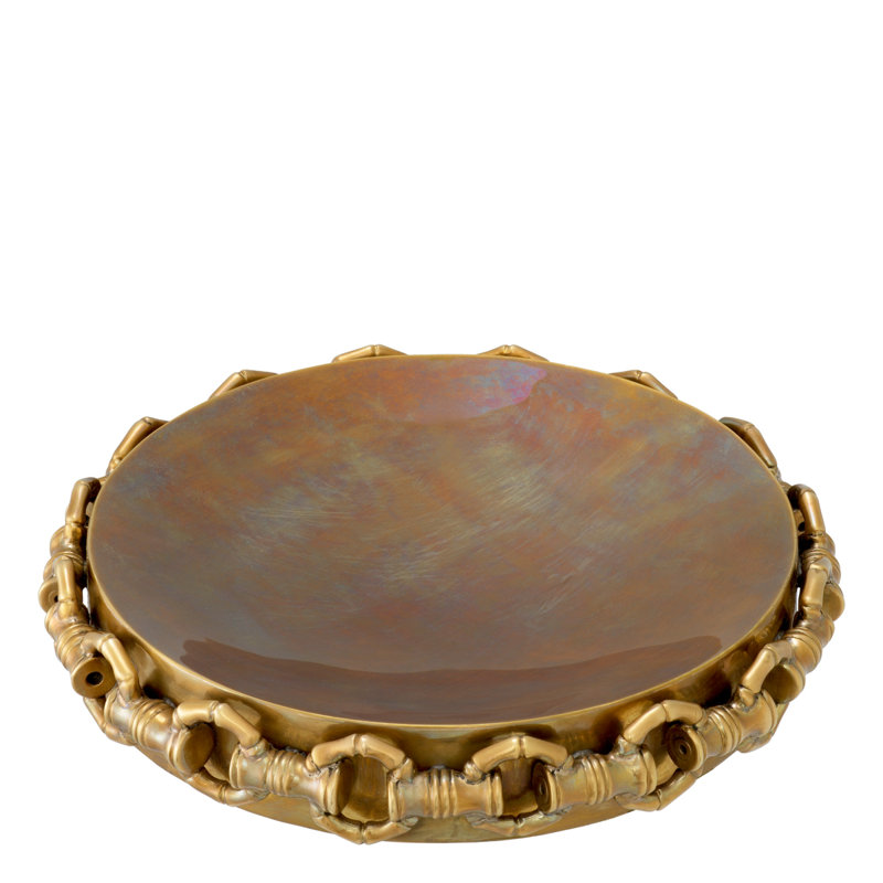 Clementine Metal Decorative Bowl