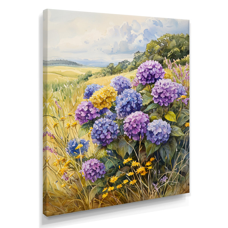 Richardson - Floral Wall Art Prints, H 32 po x l 16 po, Toile tendue, Ne s’applique pas