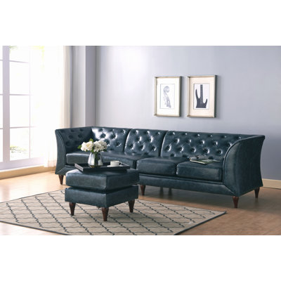 Canapé modulaire réversible en coin avec repose-pieds de 106 po Willer