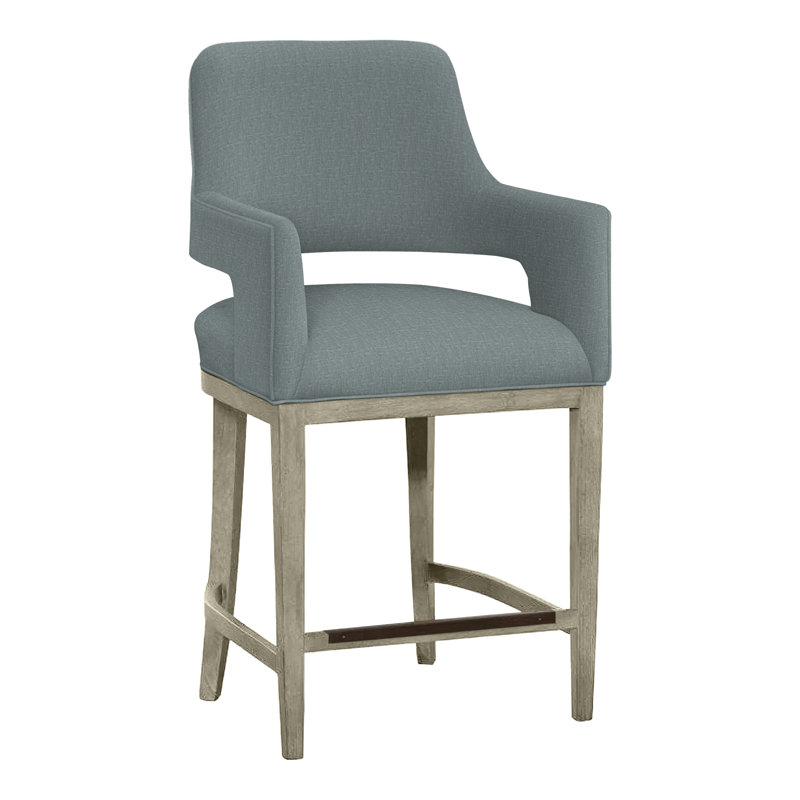 Tabouret de bar et de comptoir Josie, Amande chamois, Perigold Montage Glacial