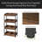 Stable Wood Storage Organizer,Fruit Vegetable Storage Rack Stand,Wine Rack Stand