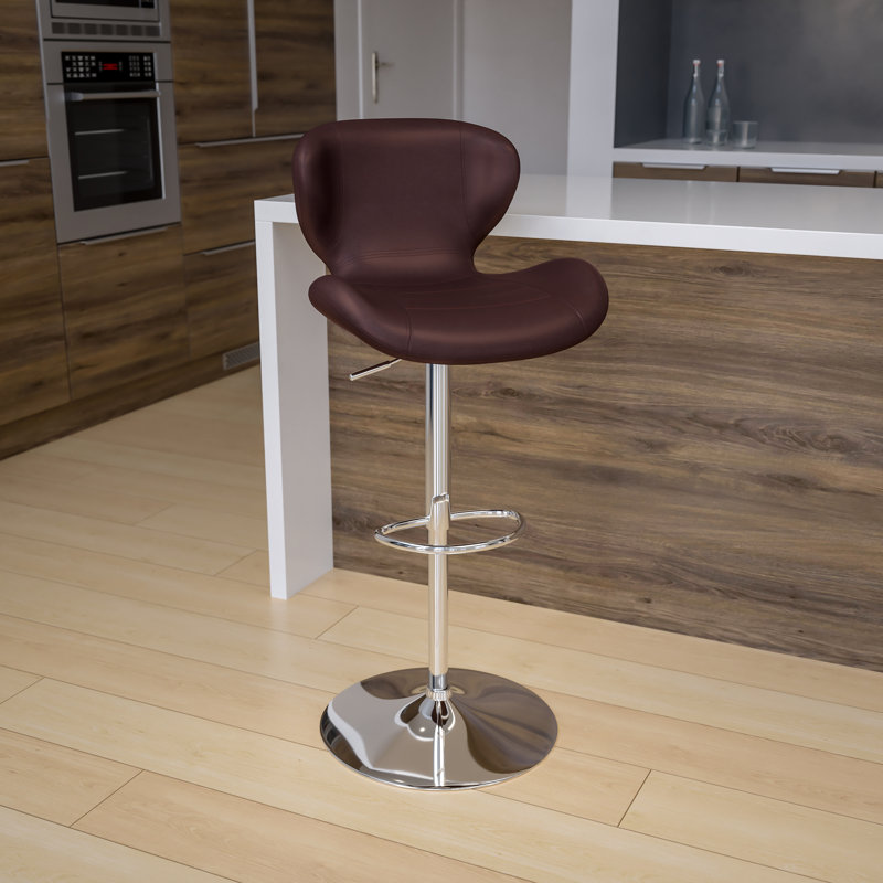 Tabouret de bar Oakgrove, Brun