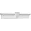 Traverses Endurathane Craftsman avec garniture inférieure avec trapèze plat-30773857