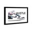 Impression d'art mural sur papier Fashion and Glam Hustle Sneaker-934959850