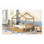 Lit simple en bois avec tiroirs, naturel-1012408811