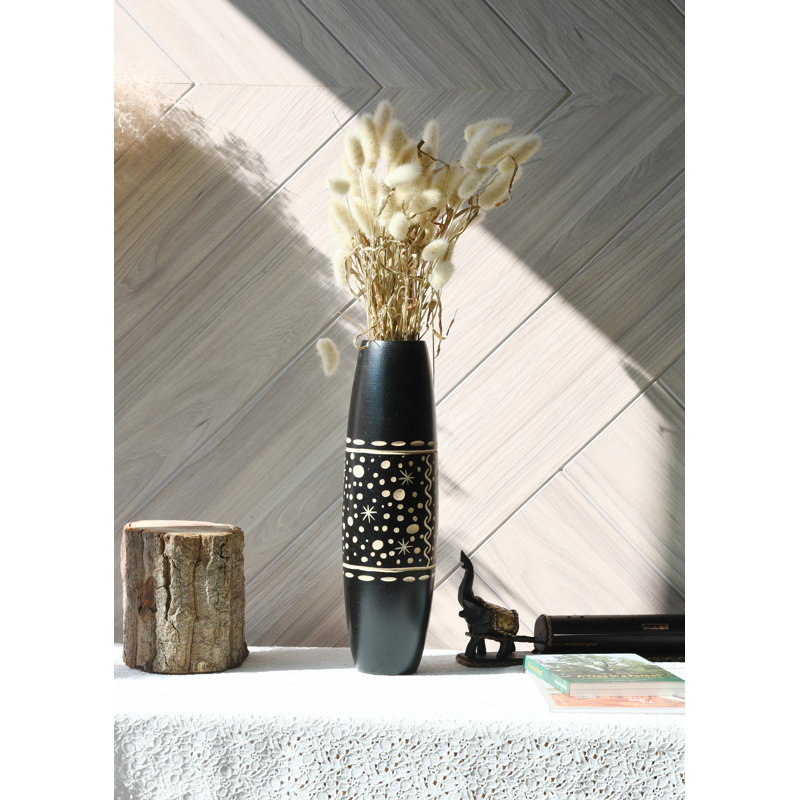 Handmade Wood Table Vase