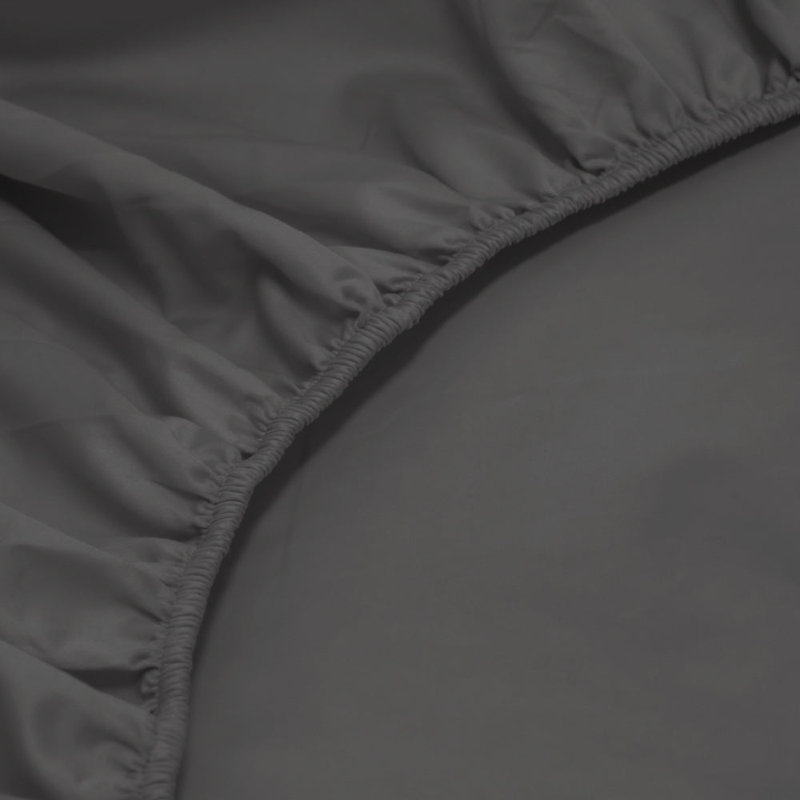 Coton de qualité égyptienne 4 pièces Ensemble de draps, Drap pour très grand lit avec deux très grandes, Tempête