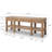 Capri 81.5'' Solid Wood Console Table