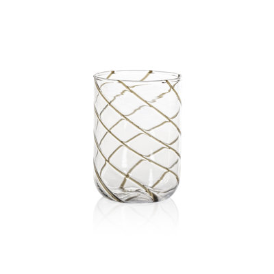Maltia 6-Piece Set Swirl Design Glass Tumblers