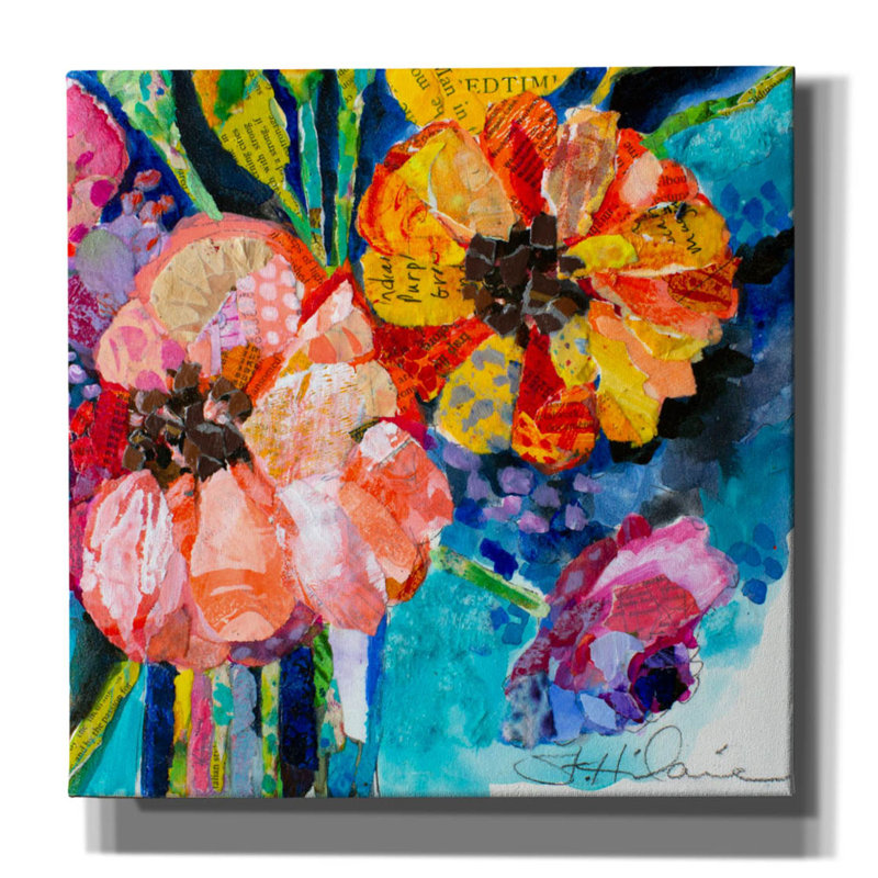 «Summer Dreams» par St. Hilaire Elizabeth, art mural sur toile, H 12 po x l 12 po x P 0,75 po