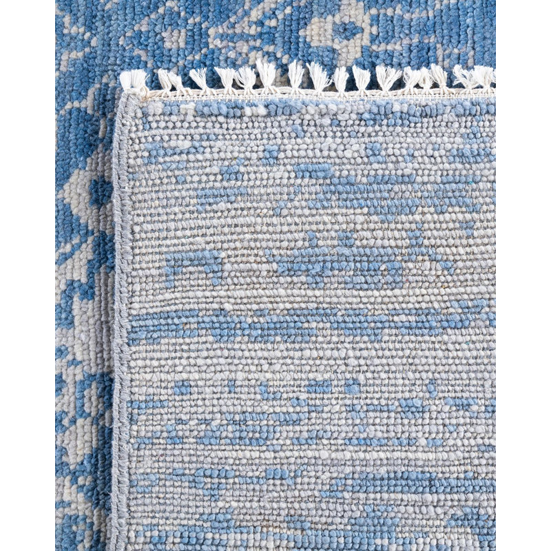 Overdyed One-of-a-Kind 8' 1" X 10' 1" Hand Knotted Area Rug