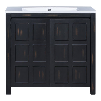 Organisateur de meuble-lavabo 36 po avec lavabo