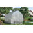 Palram - Canopia Bella 8' W x 20' D Walk-In Hobby Twin Wall Polycarbonate Aluminum Frame Bell Greenhouse Kit with Roof Vents - Silver-90988241