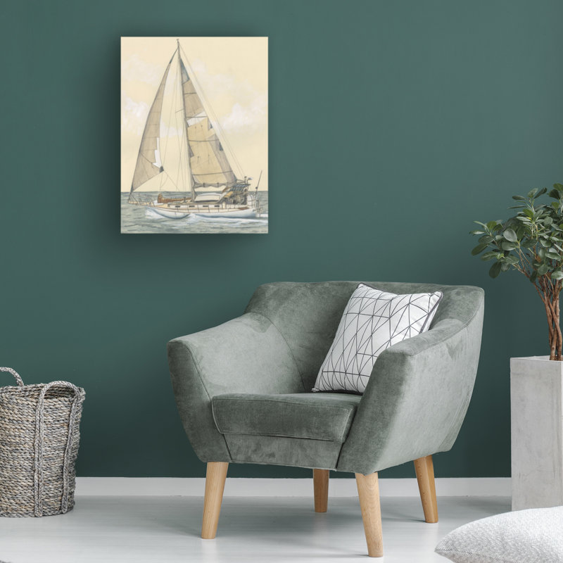Art mural sur toile Breakwater Bay Michael Willett Nautical Study II WAG37764, H 19 po x l 14 po