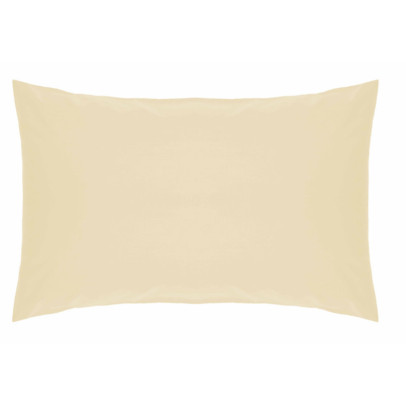 200 TC 50/50 Percale Polycotton Cotton Blend/Polyester, Cream, 51 x 91 cm