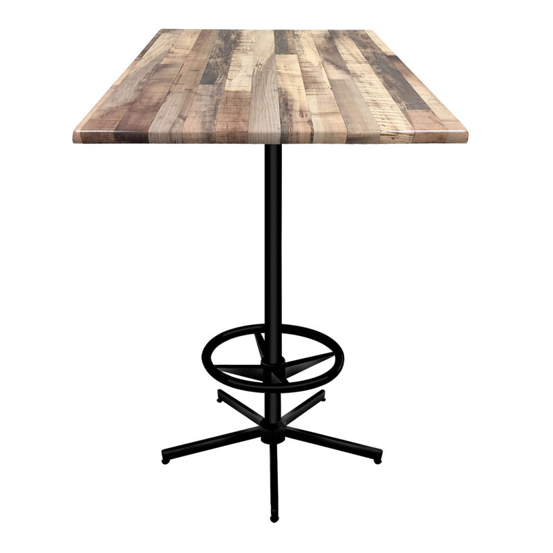 42" Tall, Indoor/Outdoor Table, 42"H X 30" L X 30" W, Rustic