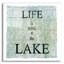 «Life Is Better At The Lake» par Lightbox Journal, art mural en verre acrylique-998358019