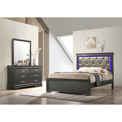Commode moderne 5 tiroirs en bois