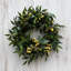 Couronne de soie illuminée pour porte en eucalyptus et groseille Everyday Everyday-223136101