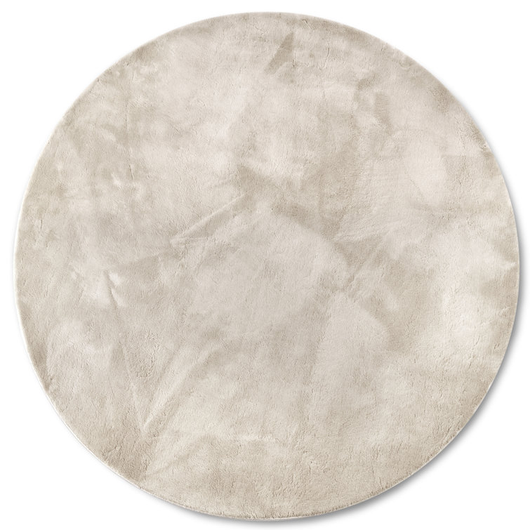 , Cream Leon high pile rug
