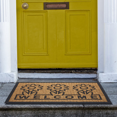 Assel Non-Slip Floral Doormat