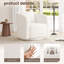 Fauteuil pivotant rembourré Boucle-98666139