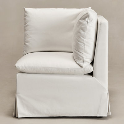 Chaise de coin de salle à manger rembourrée en tissu Crampton Performance