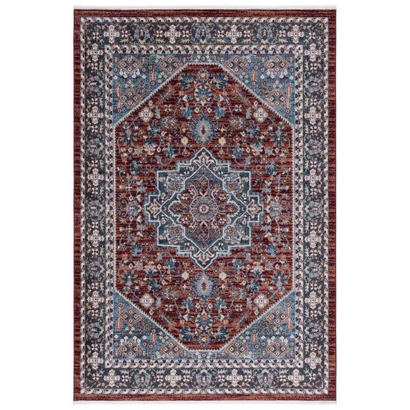 Bayside Performance Machine Washable Oriental Rug, Rectangle 4' x 6'