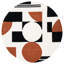 Antoni Handmade Wool Ivory/Black/Brown Rug-1403055876