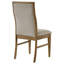 Chaise d'appoint de salle à manger rembourrée Dreydon Barley (ensemble de 2)