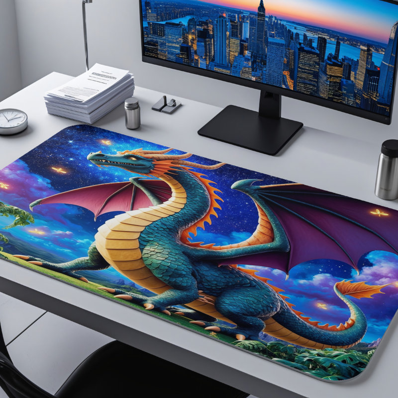 Polyester Desk Pad, 23.6x13.8