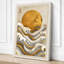Sun Above Waves Japandi - Wrapped Canvas-1321172946-1321172947