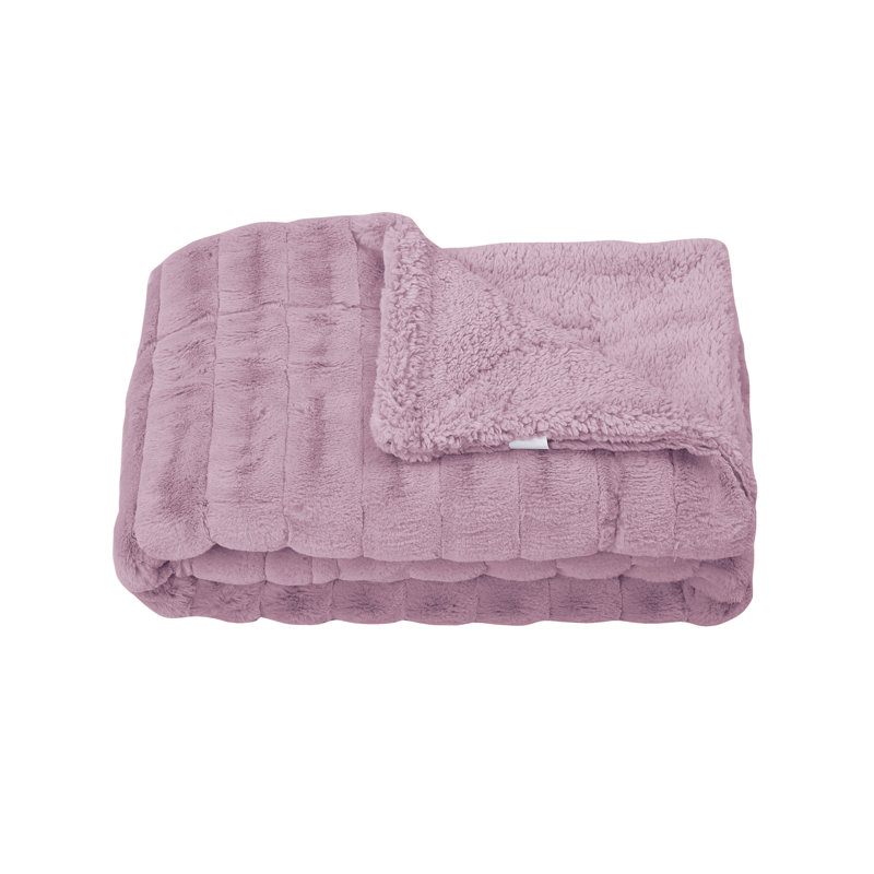 Jeté Super Mink, Polignon, L 50 po x L 60 po