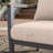 9-Person Aluminum Outdoor Patio Conversation Set With Propane Fire Pit Table, Swivel Rocking Chairs, Wood-Look Armrests & 5.12" Thick Cushions-2019076236