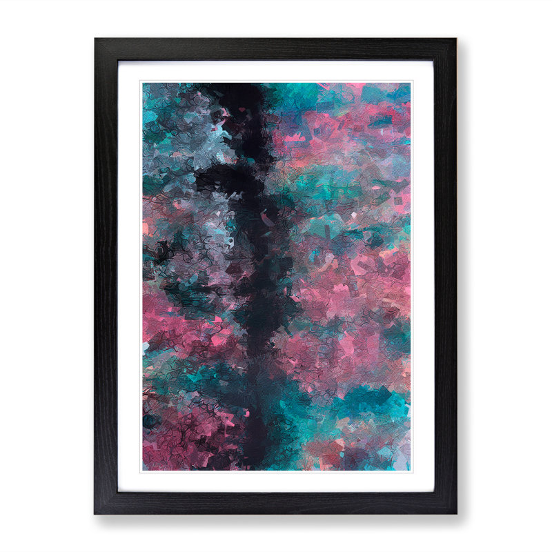 Butterfly Wing - Print, 66cm H x 48cm W x 2cm D, Black Framed, White
