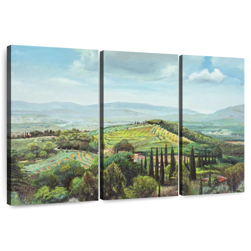Alvord Rolling Hills Pistoia Tuscany, 42" H x 65" W