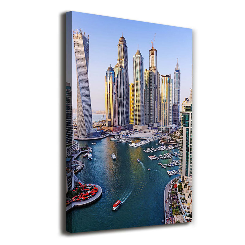 Bay Of Dubai - Wrapped Canvas Print