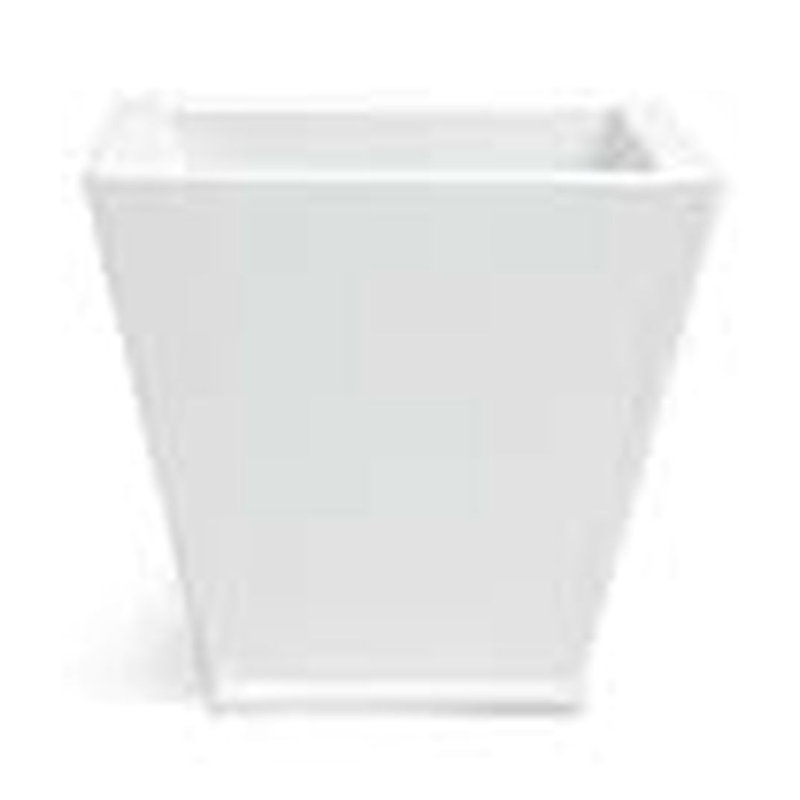 Goshorn Metal Planter, 4.75" H x 5" W x 5" D, White
