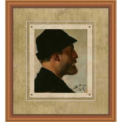Viggo Johansen - Peinture sur toile encadrée