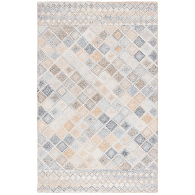 Tapis beige / gris Thaissa802