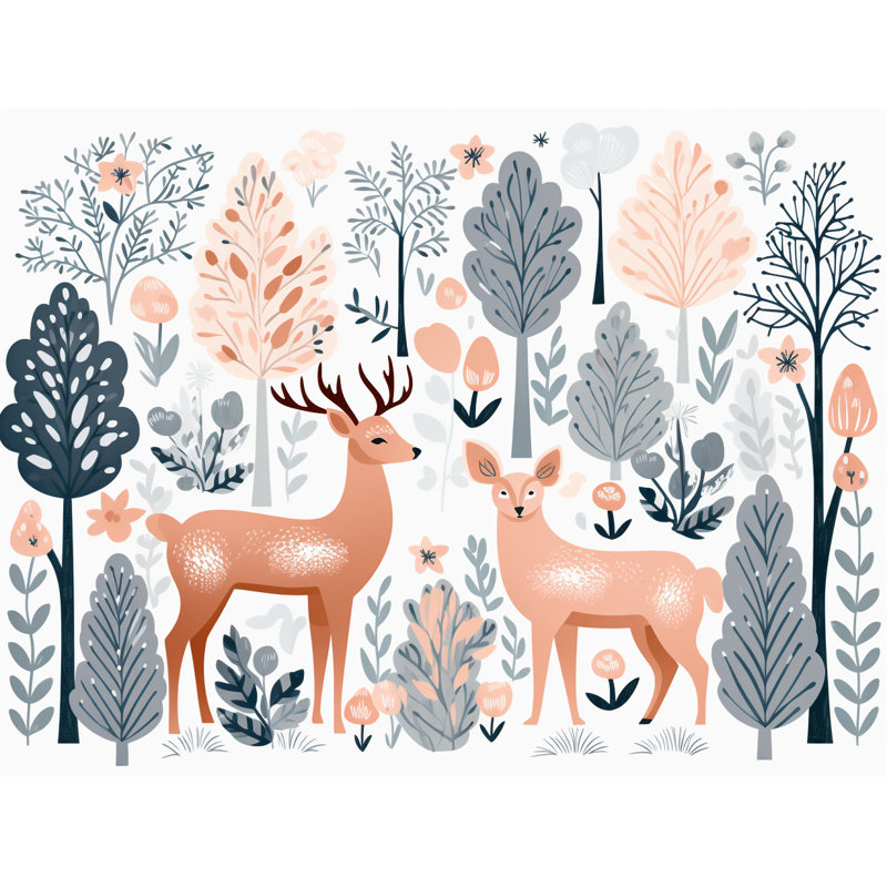 Faune, rideaux de fenêtre, animaux, rideaux roses, H 61 po x l 20 po