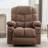 Oversized Massage Rocker Recliner Chair With 2 Cup Holders, USB Port, Manual Massage, And Heat For Ultimate Relaxation-800298941