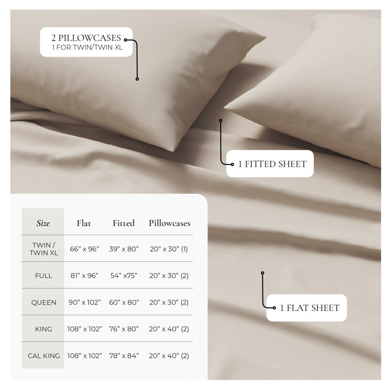 Organic Cotton Jersey Knit Sheets, California King, Sand