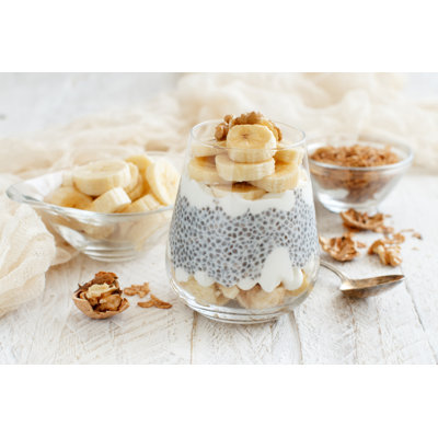 Chia Pudding - Wrapped Canvas Print