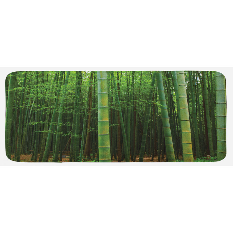 Tapis de cuisine en bambou