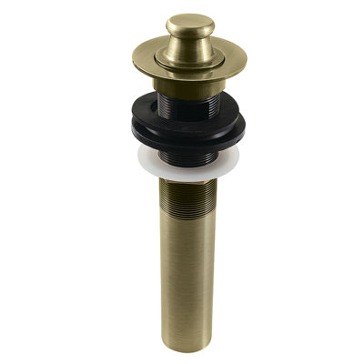 Kingston Brass Fauceture Lift and Turn Bathroom Sink Drain with Overflow, 17 Gauge