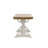 Brown And White Trestle Gathering Table
