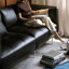 Coussin de canapé standard en cuir véritable-108589649-108589650