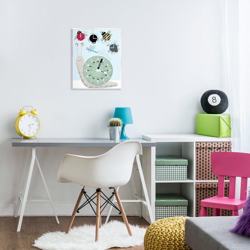 Plaque murale «Apprendre le temps», design par Carla Daly